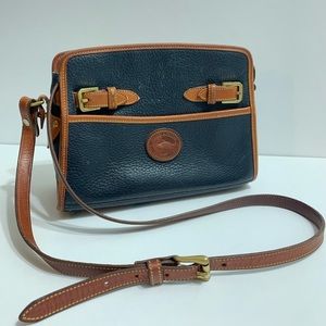 Dooney & Bourke Vintage navy and tan